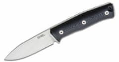 LionSteel B35 GBK outdoorový nôž 9 cm, čierna, G10, kožené puzdro