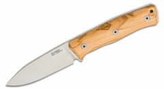 LionSteel B35 UT outdoorový nôž 9 cm, olivové drevo, kožené puzdro