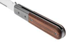 LionSteel CK0112 ST Barlow vreckový nôž 7,5 cm, Clip Point, titán, drevo Santos