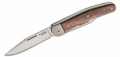 LionSteel JK2 ST M390 Clip blade, screw driver blade, Santos wood Handle, Ti Bolster & liners