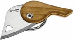 LionSteel LB UL LionBeat, Heart with small blade, Olive wood handle