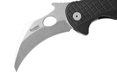 LionSteel LE1 A ES Folding knife STONE WASHED MagnaCut blade, EARTH BROWN aluminum handle