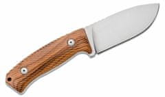 LionSteel M3 ST Hunting fix knife with NIOLOX blade Santos wood handle, leather sheath