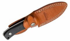 LionSteel M4 G10 Fixed Blade M390 satin G10 handle, leather sheath