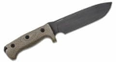 LionSteel M7B CVG Fixed knife with SLEIPNER BLACK blade CANVAS handle, cordura/kydex sheath