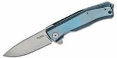 LionSteel MT01 BL Folding knife M390 blade, BLUE Titanium handle