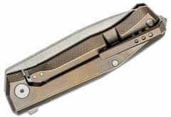 LionSteel MT01 BR Folding knife M390 blade, BRONZE Titanium handle