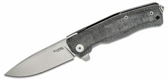 LionSteel MT01 CVB Folding knife M390 blade, BLACK Canvas handle