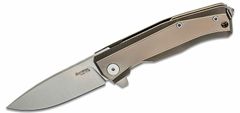 LionSteel MT01 BR Folding knife M390 blade, BRONZE Titanium handle