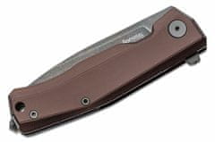 LionSteel MT01A EB Folding knife OLD BLACK M390 blade, EARTH BROWN aluminum handle