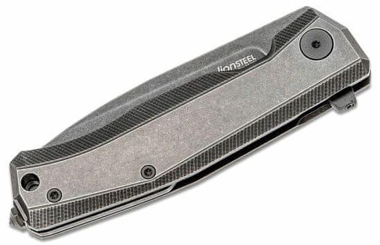 LionSteel MT01B BW Folding knife M390 blade, Titanium handle, FULL OLD BLACK