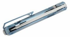 LionSteel NA01 BL NANO, Folding knife MagnaCut blade, BLUE Titanium handle