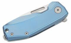 LionSteel NA01 BL NANO, Folding knife MagnaCut blade, BLUE Titanium handle