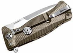 LionSteel SR11 B Solid Titanium knife, RotoBlock, Sleipner BRONZE with FLIPPER
