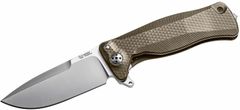 LionSteel SR11 B Solid Titanium knife, RotoBlock, Sleipner BRONZE with FLIPPER