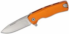 LionSteel ROK A OS ROK ORANGE Aluminum knife, RotoBlock, satin finish blade M390