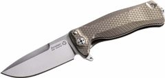 LionSteel SR22 B Solid Titanium knife, RotoBlock, Sleipner BRONZE with FLIPPER