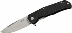 LionSteel TRE FC Folding knife M390 blade, Carbon Fiber handle, IKBS wood KIT box