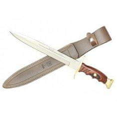 Muela BW-26 260mm blade, coral pakkawood and brass guard and cap