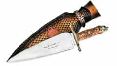 Muela COVARSÍ-C.TH Limited Edition to 250 pcs, full tang double edge, POPLAR burl stabilized, brass
