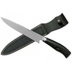 Muela GAUCHO-20M 200mm blade, black micarta handle, stainless steel guard
