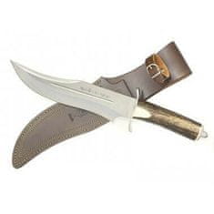 Muela LOBO-23A 230mm blade, stag handle and stainless steel guard and cap