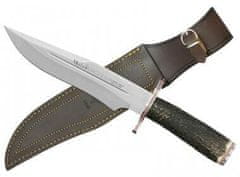 Muela MAGNUM-23.TO 230mm blade,stag handle,stainless steel guard & cap with fiber spacers