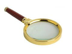 Sobex Ručná lupa klasická 80 mm zlaté sklo elegantné