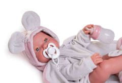 Rappa Antonio Juan - MIA - žmurkajúca a cikajúca bábika bábätko - 42 cm