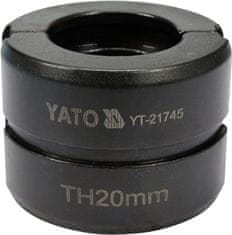 YATO Náhradné čeľuste k lisovacím kliešťam YT-21735 typ TH 20mm