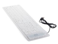 Sobex Silikónová gumová klávesnica biela usb numerická
