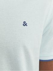 Jack&Jones Pánske polo tričko JJEPAULOS Slim Fit 12136668 Soothing Sea (Veľkosť M)
