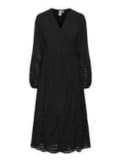Y.A.S Dámske šaty YASLUMA Regular Fit 26032685 Black (Veľkosť M)