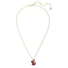 Swarovski Oslnivý pozlátený náhrdelník s Labutou Iconic Swan 5647871