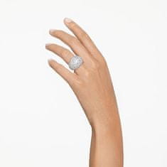 Swarovski Trblietavý masívny prsteň s kryštálmi Luna 5677134 (Obvod 58 mm)