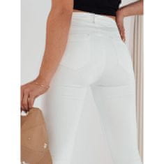 Dstreet Dámske džínsové nohavice MOLINO biele uy1975 M