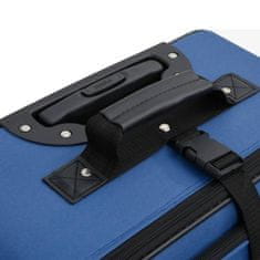 Petromila vidaXL 5-dielna sada cestovnej batožiny modrá látka