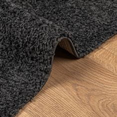 Petromila vidaXL Chlpatý koberec s vysokým vlasom moderný antracitový 240x340 cm