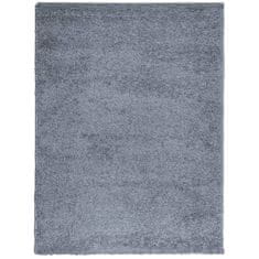 Petromila vidaXL Shaggy koberec PAMPLONA, vysoký vlas, moderný, modrý 300x400 cm
