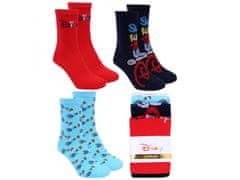 Disney Disney dámske dlhé farebné ponožky bez stláčania - 3 páry