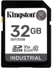 Kingston Industrial sacure Digital (SDHC), 32GB (SDIT/32GB), čierna