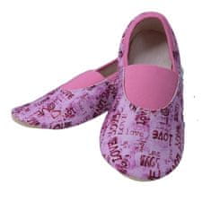 Copa cop Detské textilné papuče - Cool ružová, 31