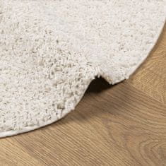 Petromila vidaXL Shaggy koberec PAMPLONA, vysoký vlas, moderný, krémový Ø 240 cm