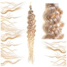 KIK  KX5081 Syntetické vlasy na zaplietanie afro vrkôčikov 60cm blond