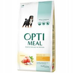OptiMeal OPTIMEAL suché krmivo pre psy veľkých plemien s kuracím mäsom 12 kg