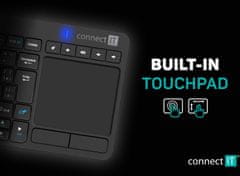 Connect IT Touch, touchpad (CKB-2010-CS), čierna