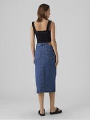 Vero Moda Dámska sukňa VMVERI 10295731 Medium Blue Denim (Veľkosť L)