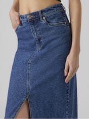 Vero Moda Dámska sukňa VMVERI 10295731 Medium Blue Denim (Veľkosť L)
