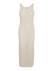 Vero Moda Dámske šaty VMRIVIERA Regular Fit 10302972 Birch (Veľkosť L)
