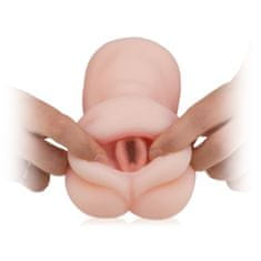 XSARA Realistická umělá vagína s masážními výstupky - 78674919